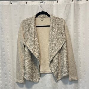Lucky Brand Waterfall metallic Open-Front Women's cardigan